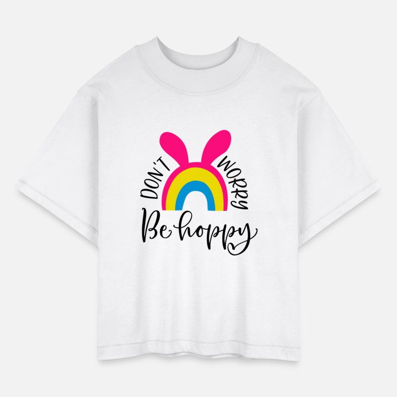 dont worry be hoppy.happy spring. EASTER Stickers