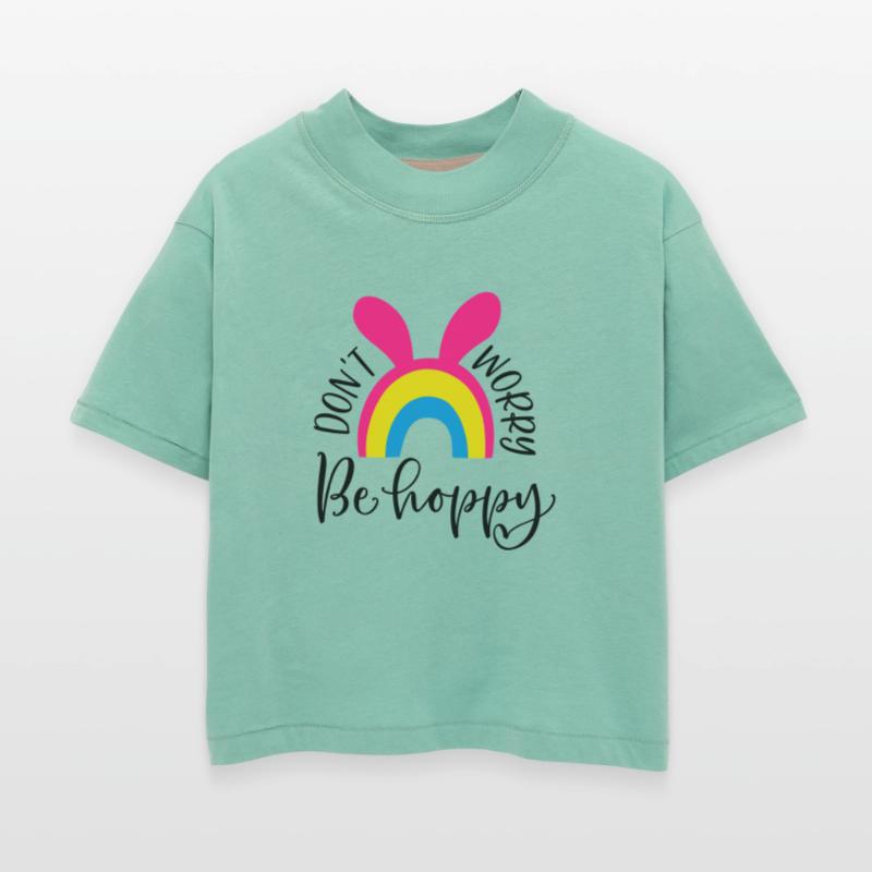 dont worry be hoppy.happy spring. EASTER Stickers