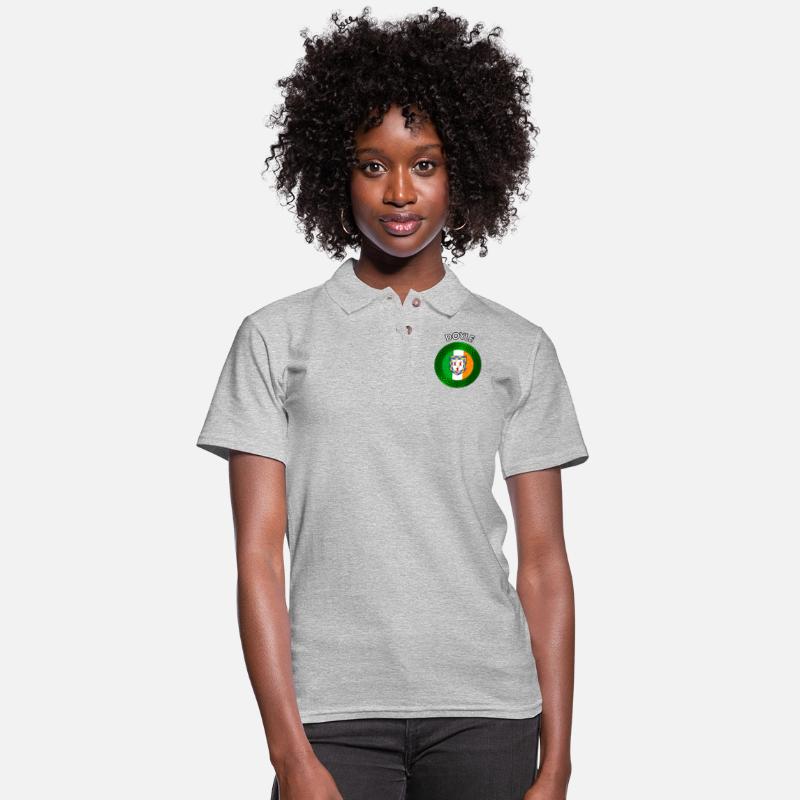 Doyle Coat of Arms on Shamrock Irish Flag