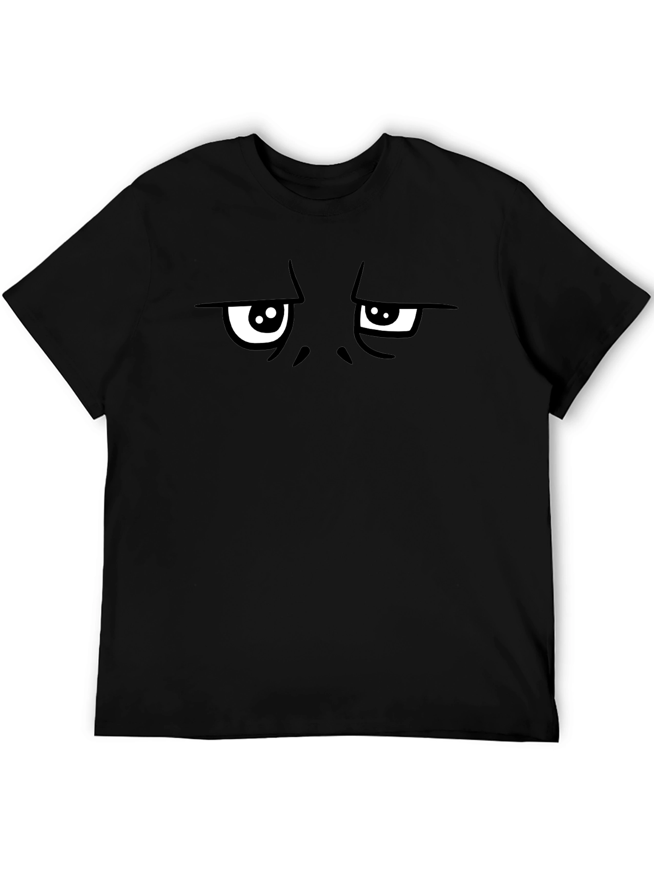 Grumpy Face Graphic Tee - Black Humor Shirt
