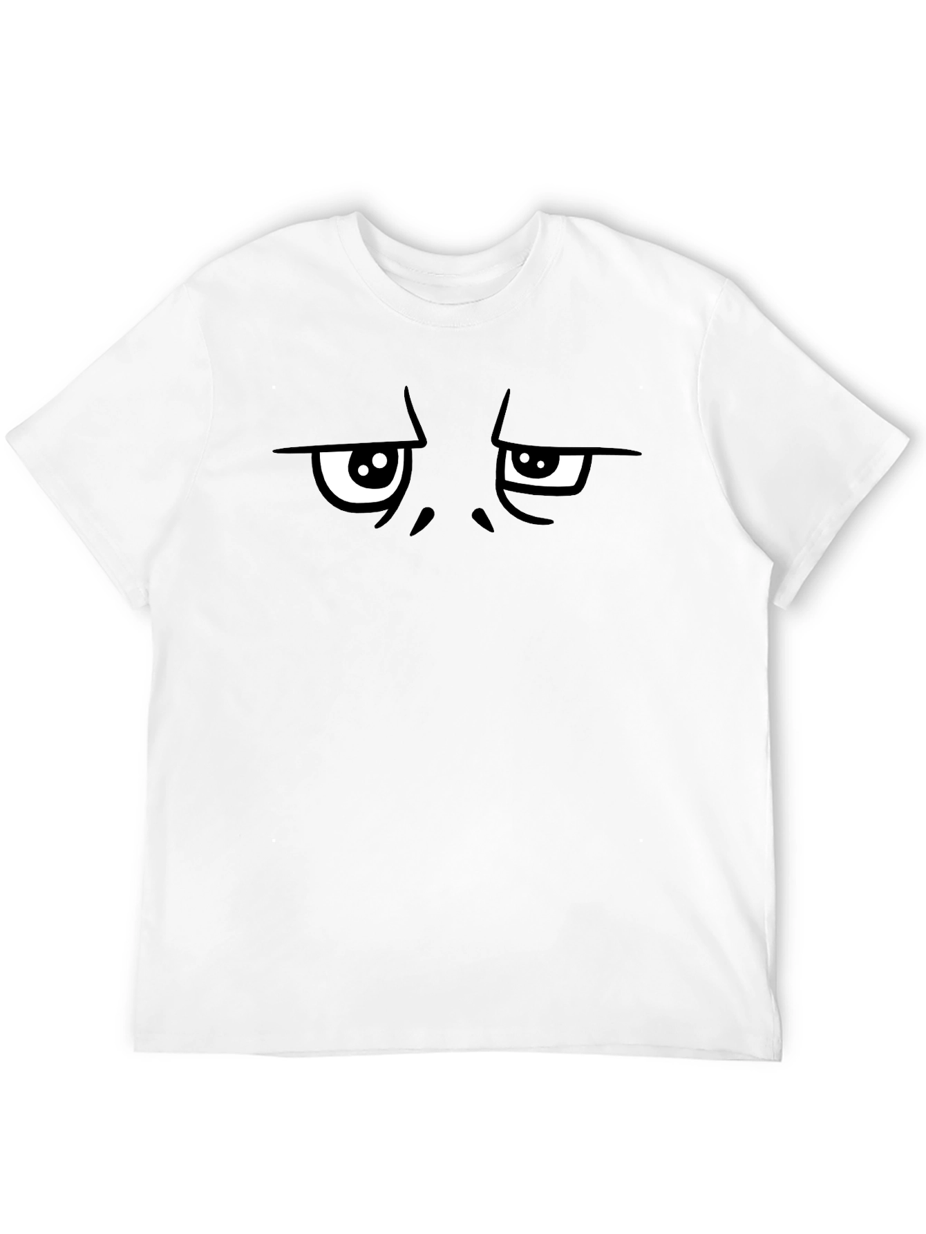 Grumpy Face Graphic Tee - Black Humor Shirt