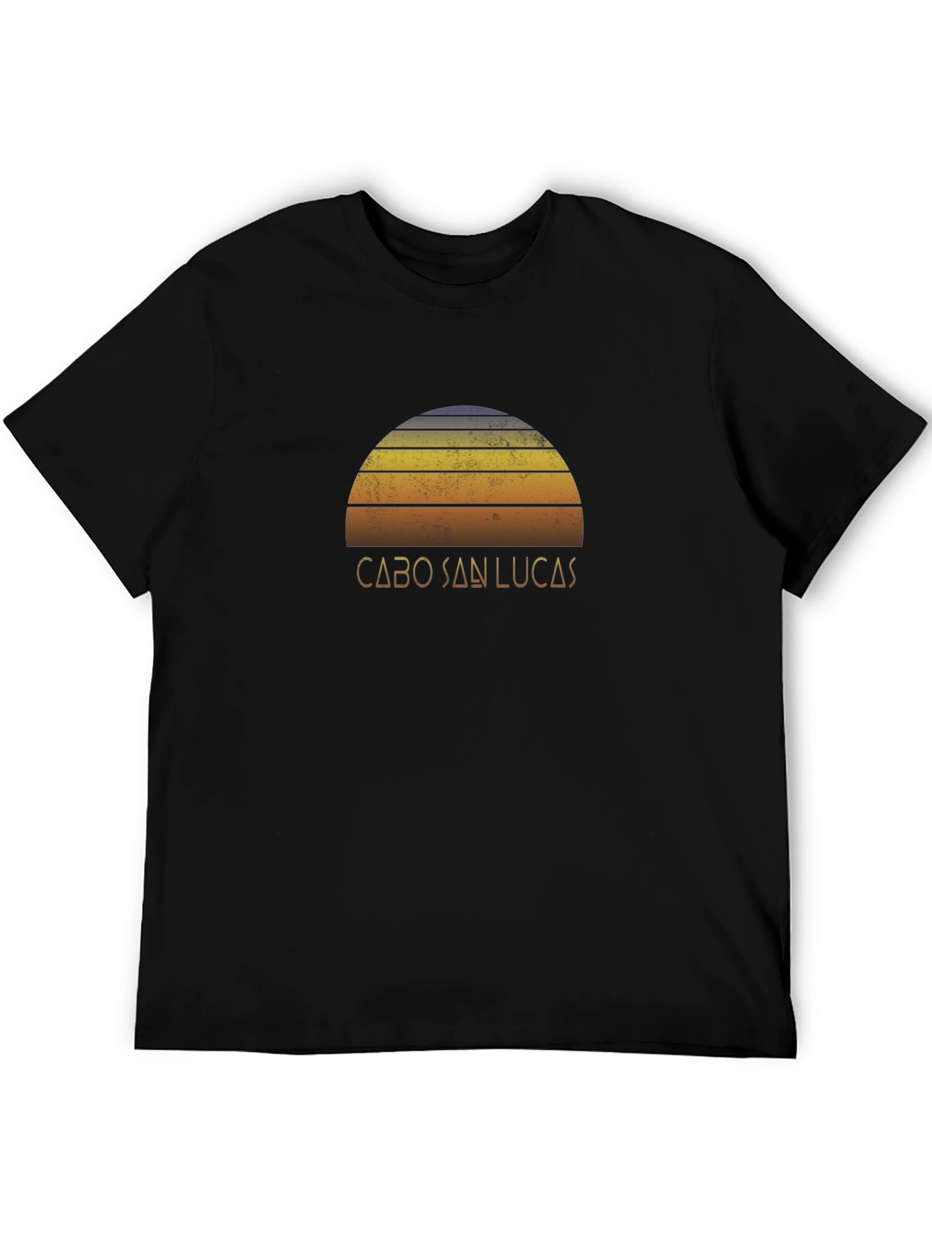 Cabo San Lucas Sunset Graphic Tee - Retro Style
