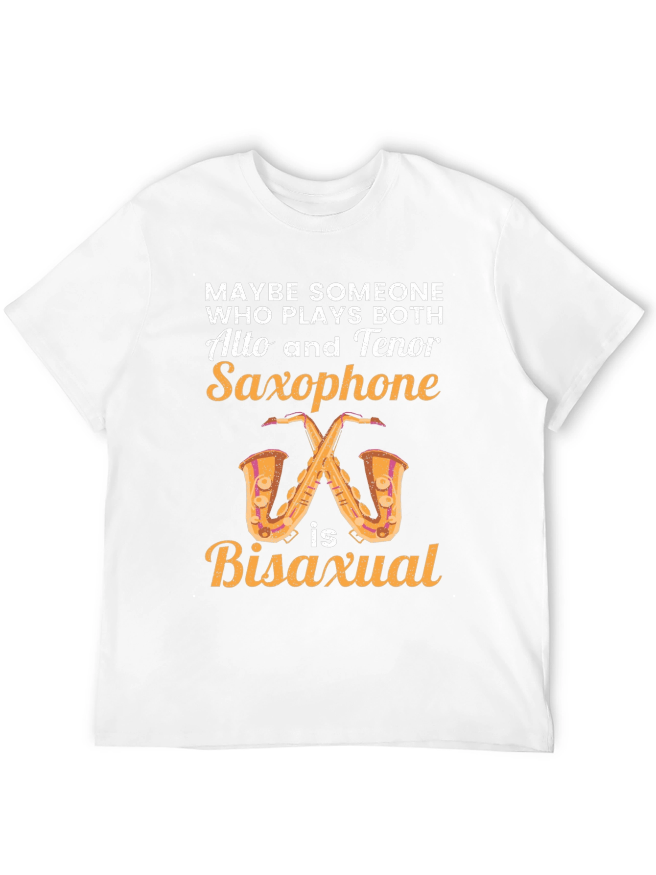 Alto and Tenor Saxophone Bisexual T-Shirt