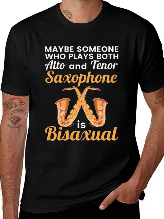 Alto and Tenor Saxophone Bisexual T-Shirt
