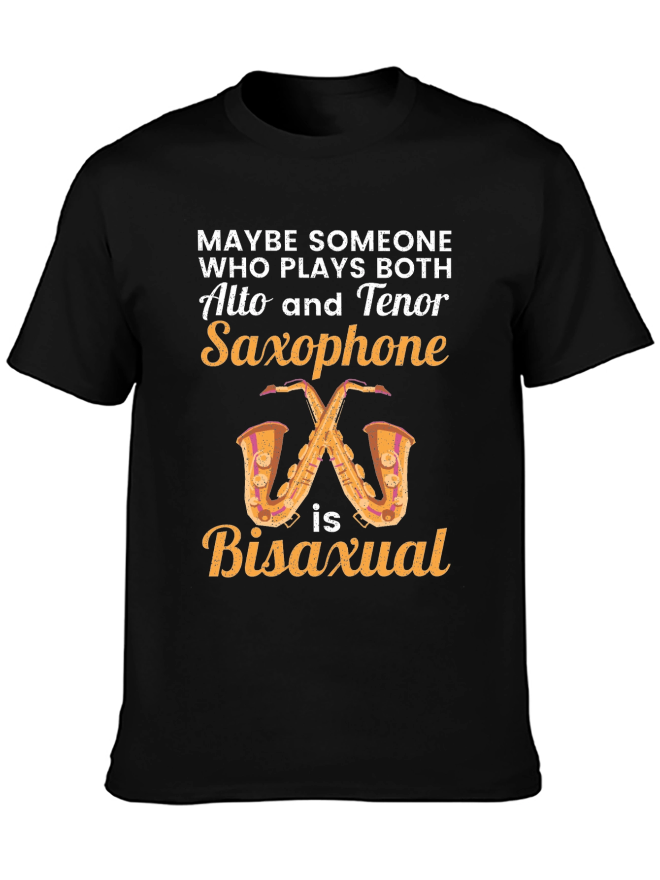 Alto and Tenor Saxophone Bisexual T-Shirt