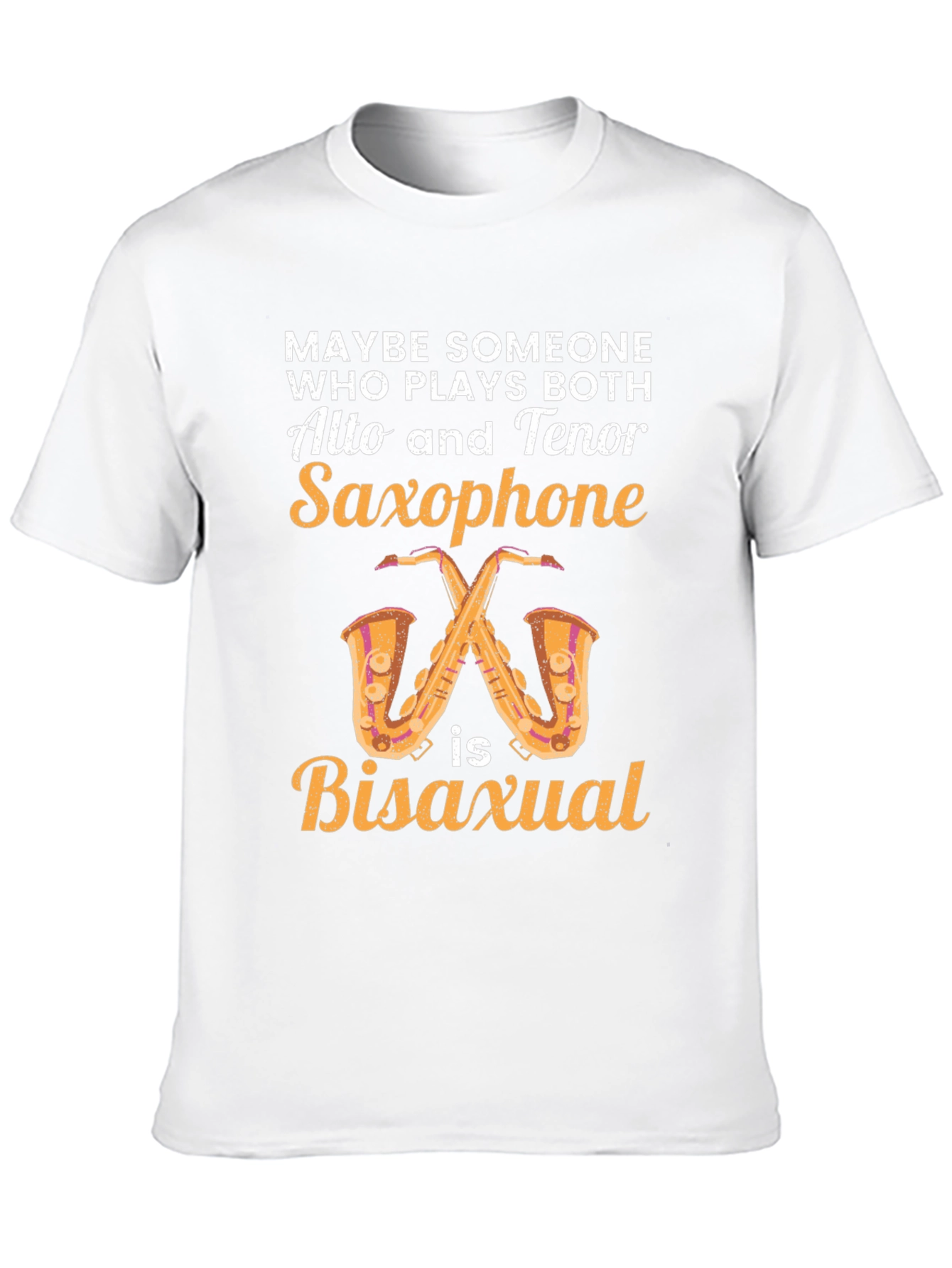 Alto and Tenor Saxophone Bisexual T-Shirt