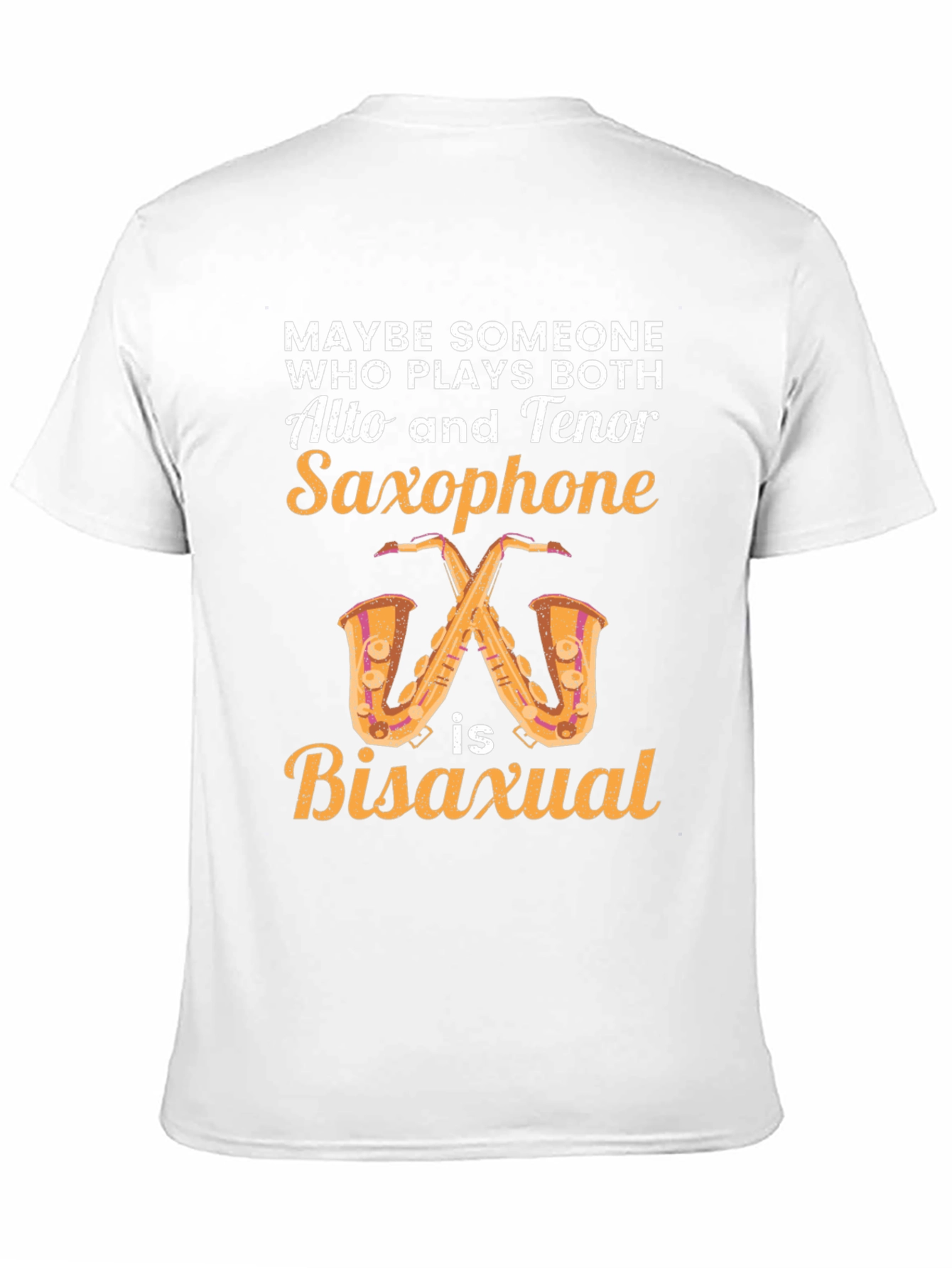 Alto and Tenor Saxophone Bisexual T-Shirt