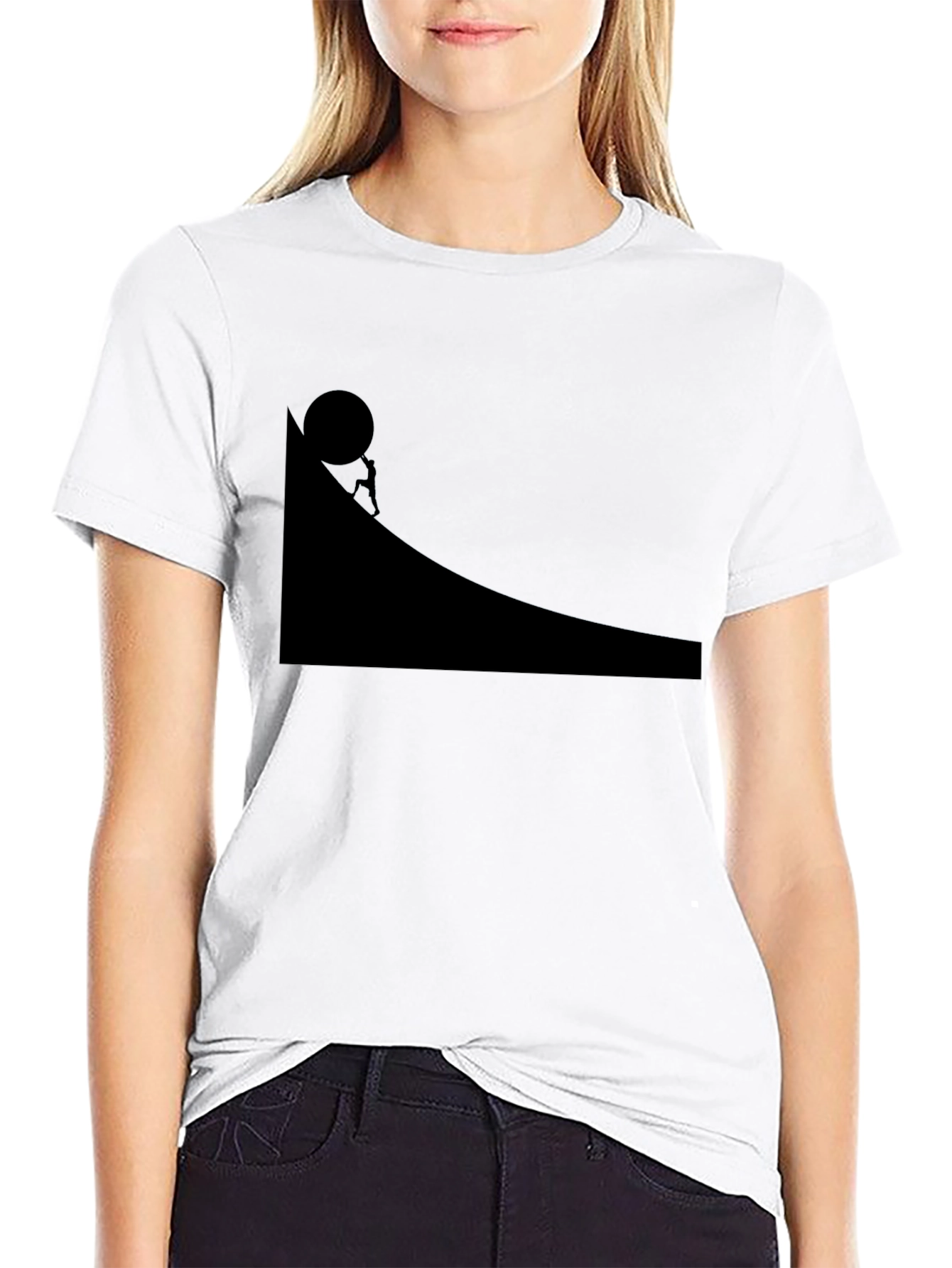 Sisyphus T-Shirt - Classic Myth Design