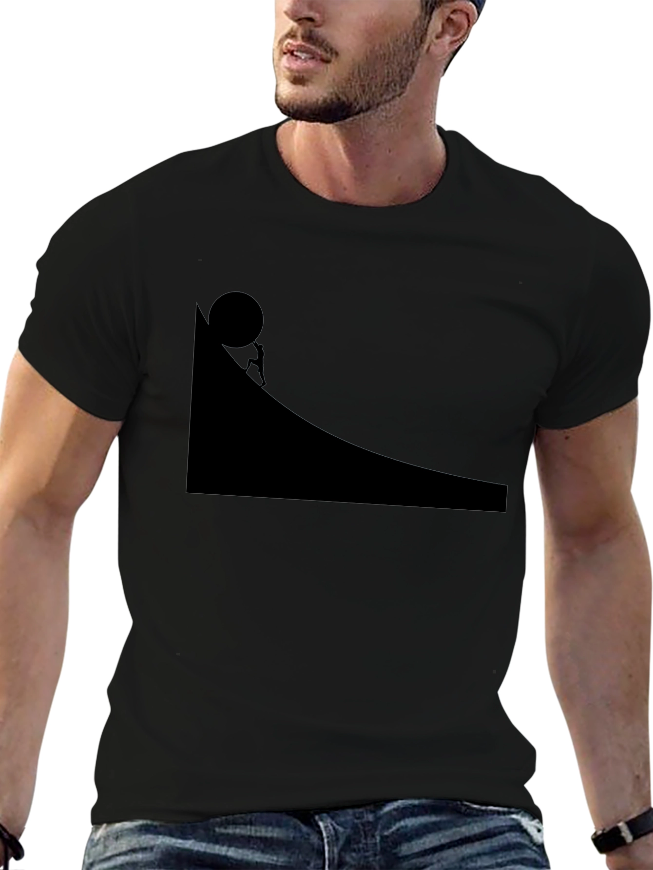 Sisyphus T-Shirt - Classic Myth Design