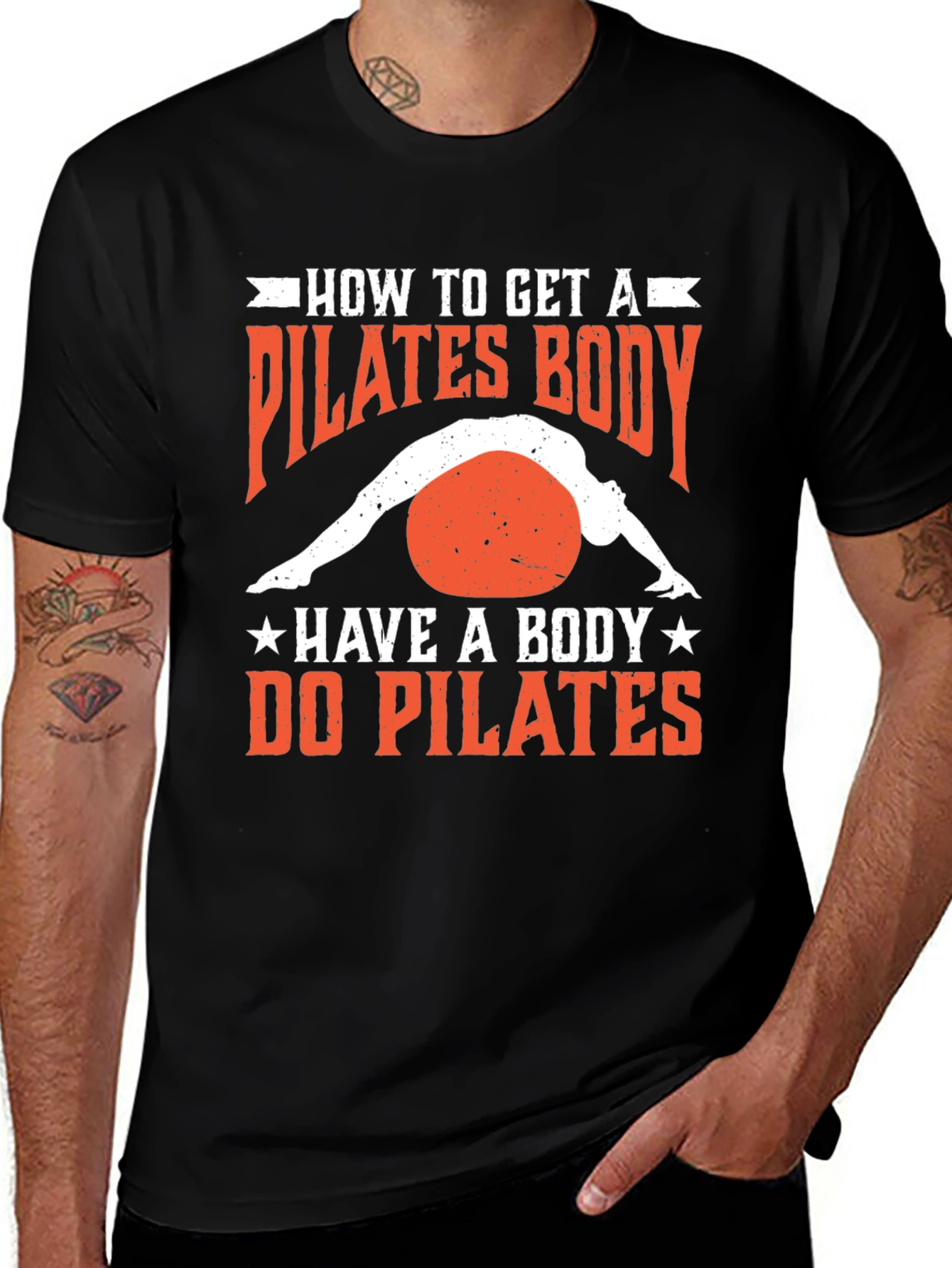 Pilates Body T-Shirt - Fitness Workout Tee