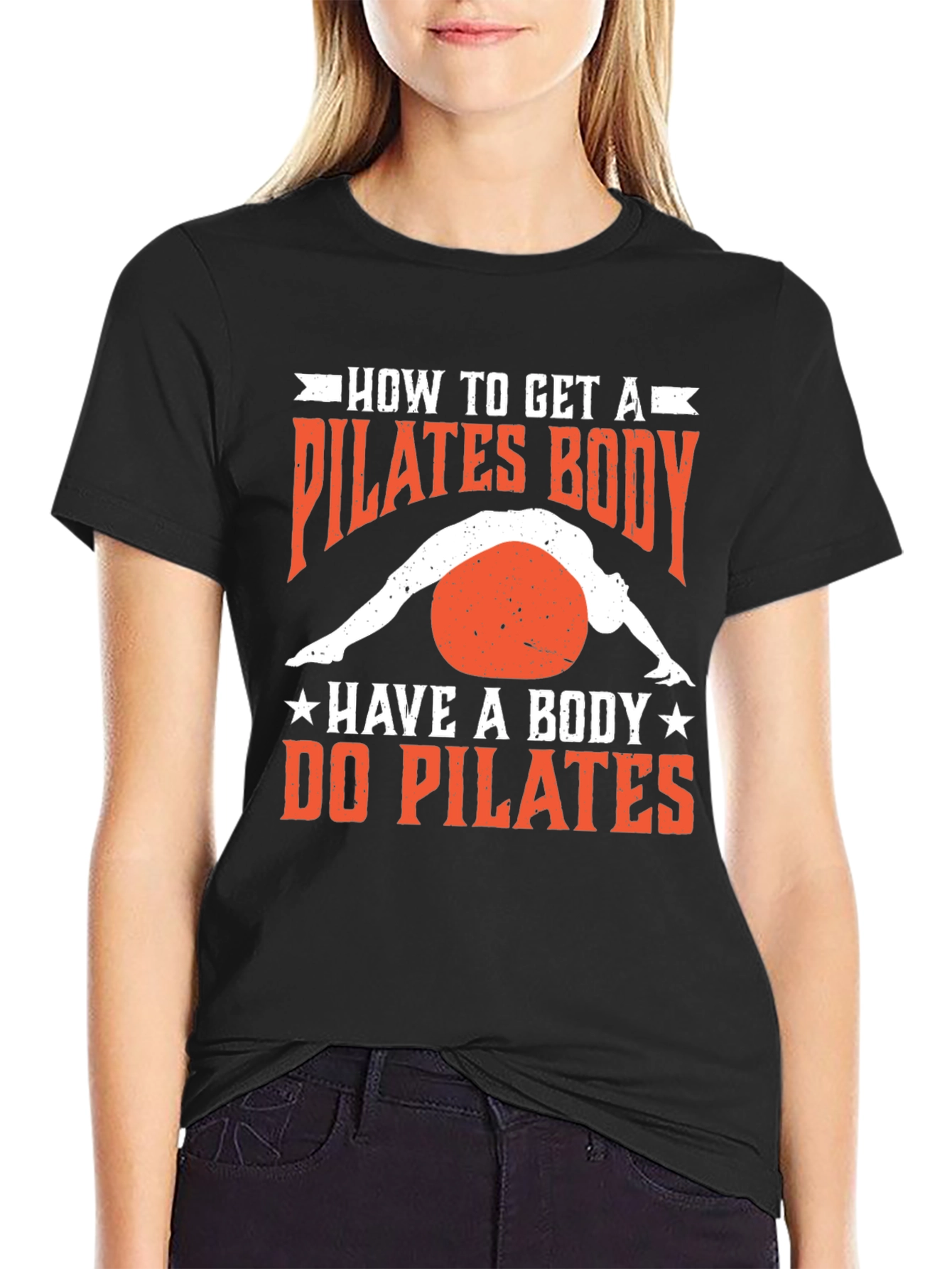 Pilates Body T-Shirt - Fitness Workout Tee