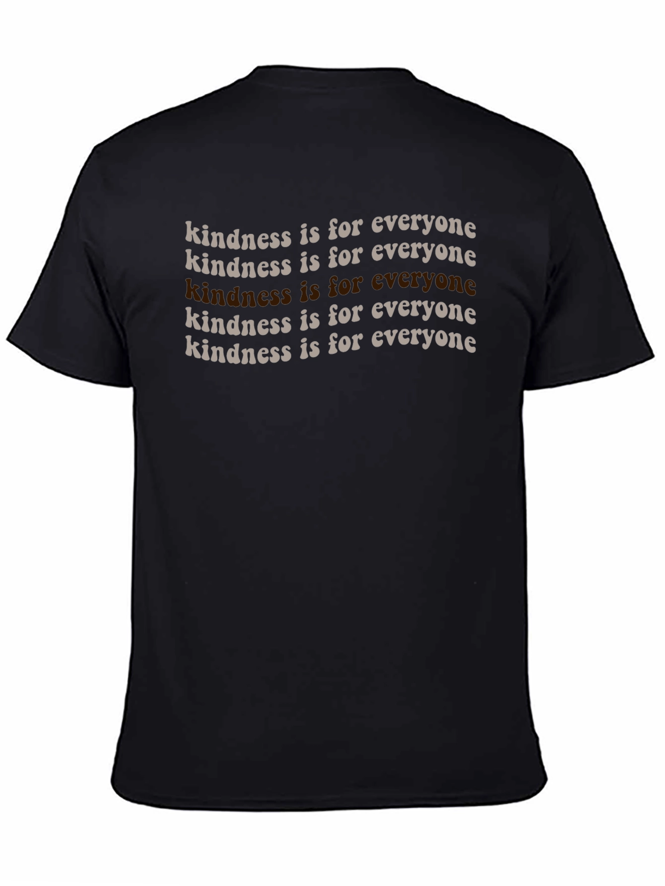 Kindness is for Everyone Graphic Tee - Black
