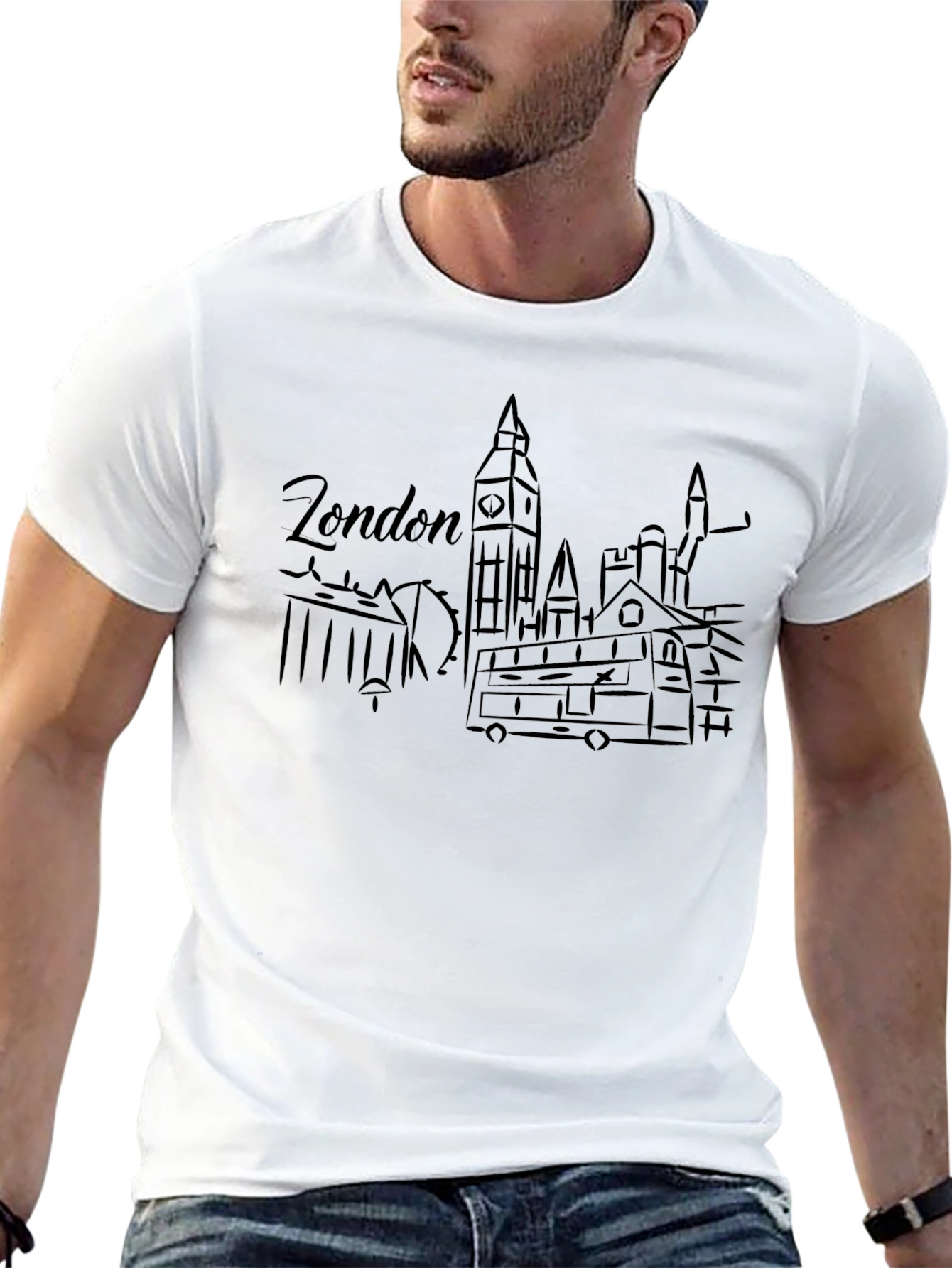 London Skyline Graphic Tee
