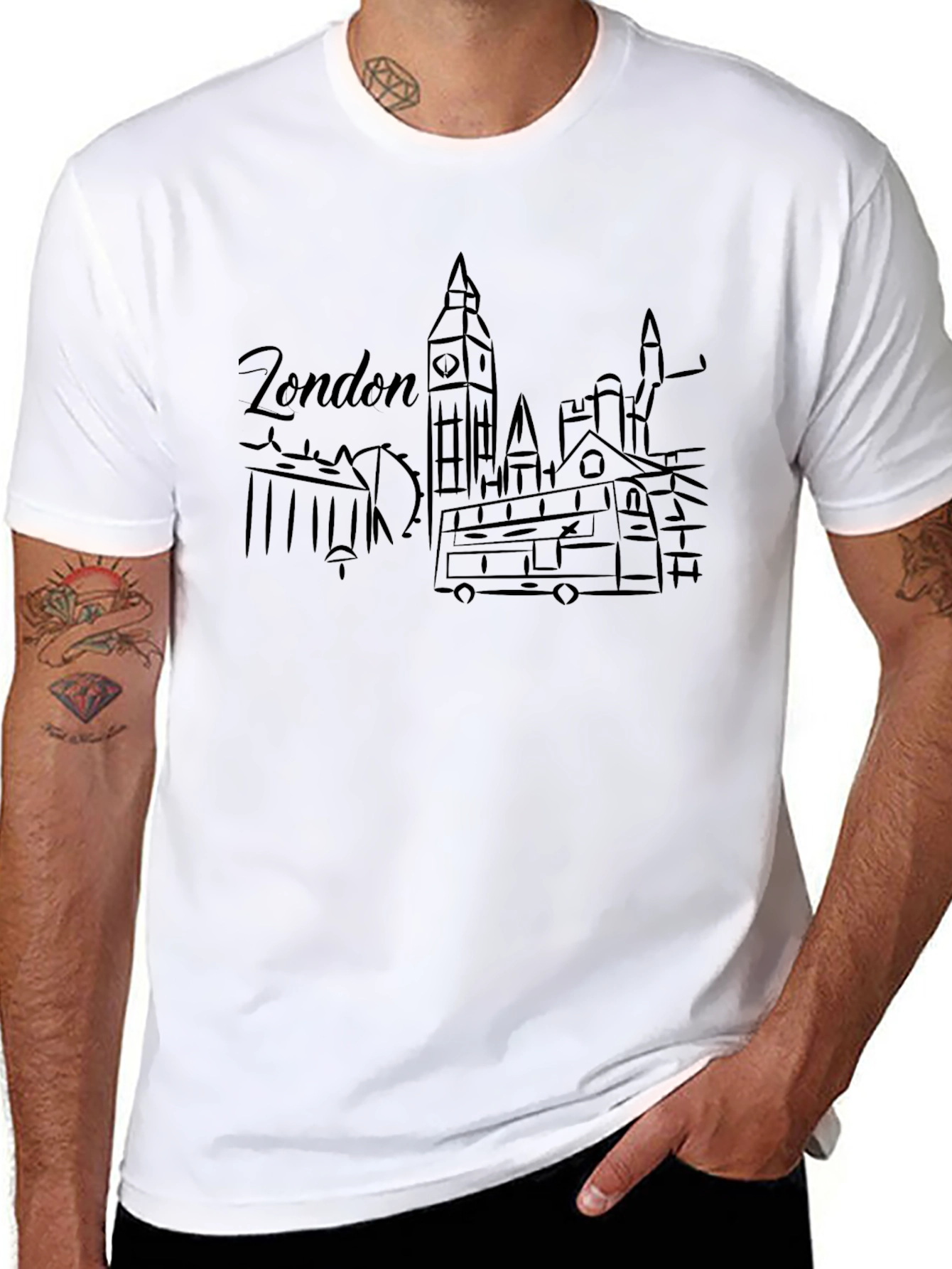 London Skyline Graphic Tee