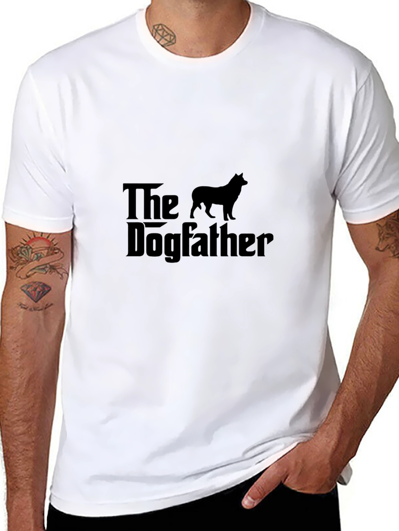 The Dogfather Black T-Shirt