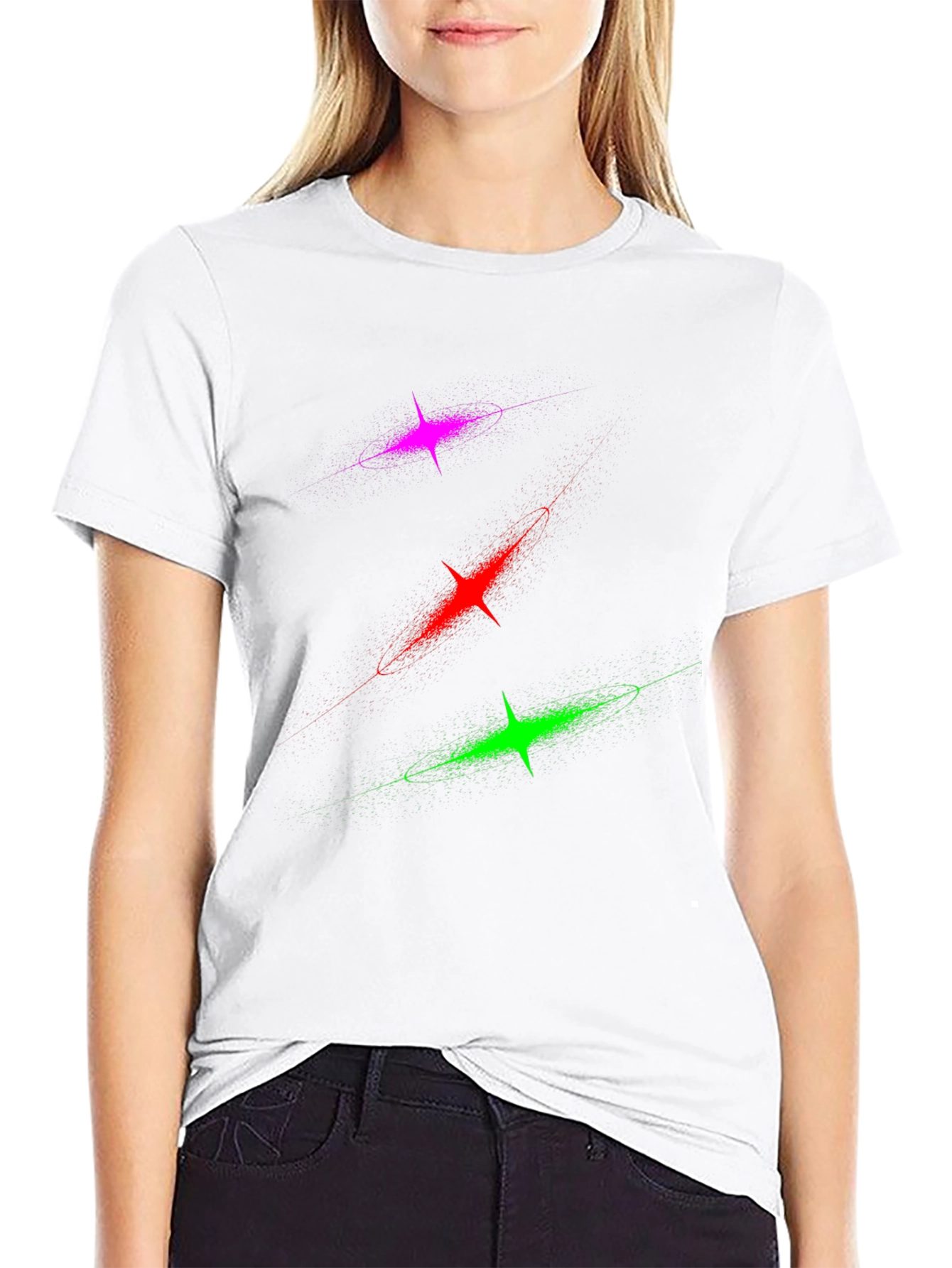 Galaxy Star T-Shirt - Mens Black Graphic Tee