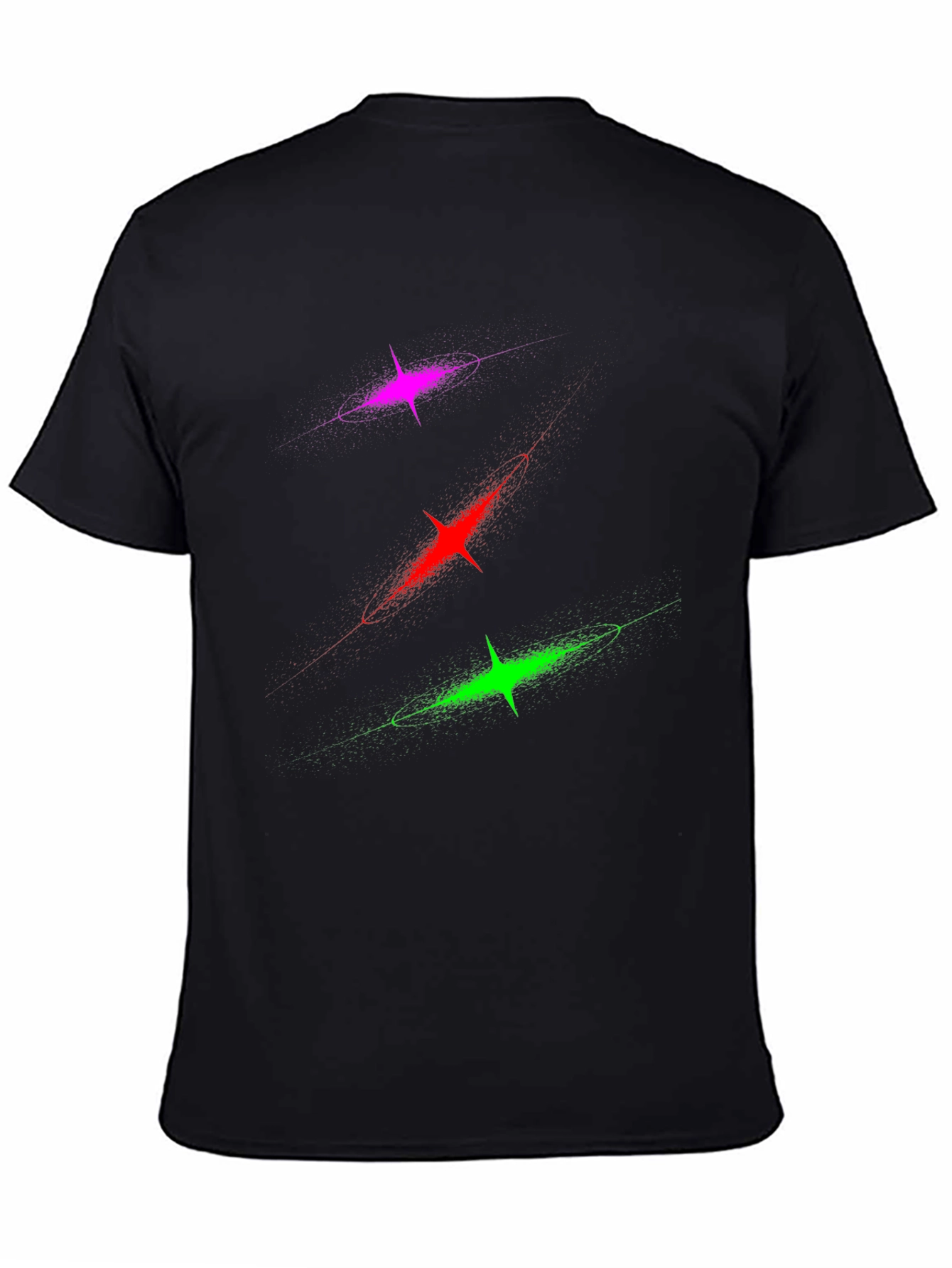 Galaxy Star T-Shirt - Mens Black Graphic Tee