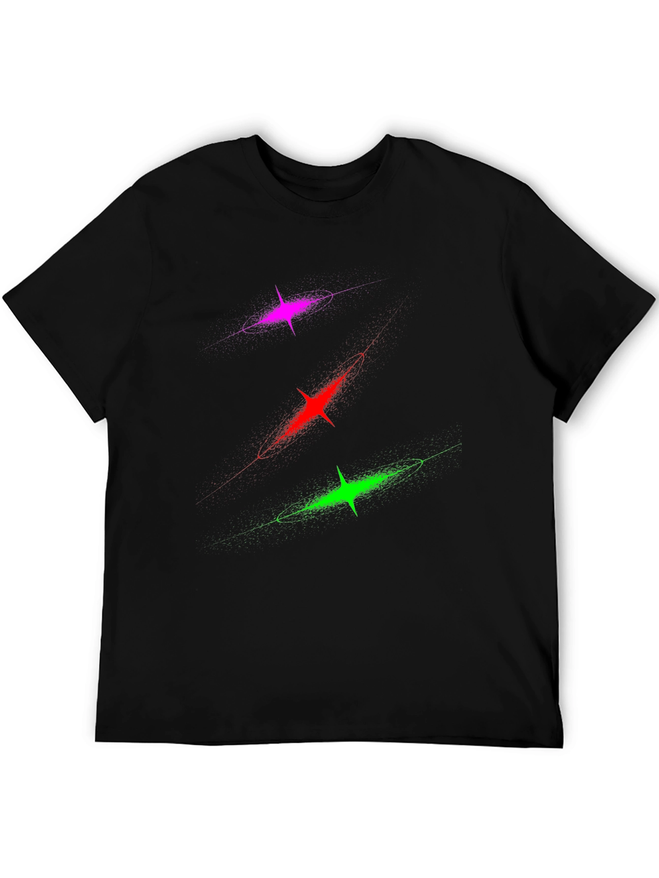 Galaxy Star T-Shirt - Mens Black Graphic Tee