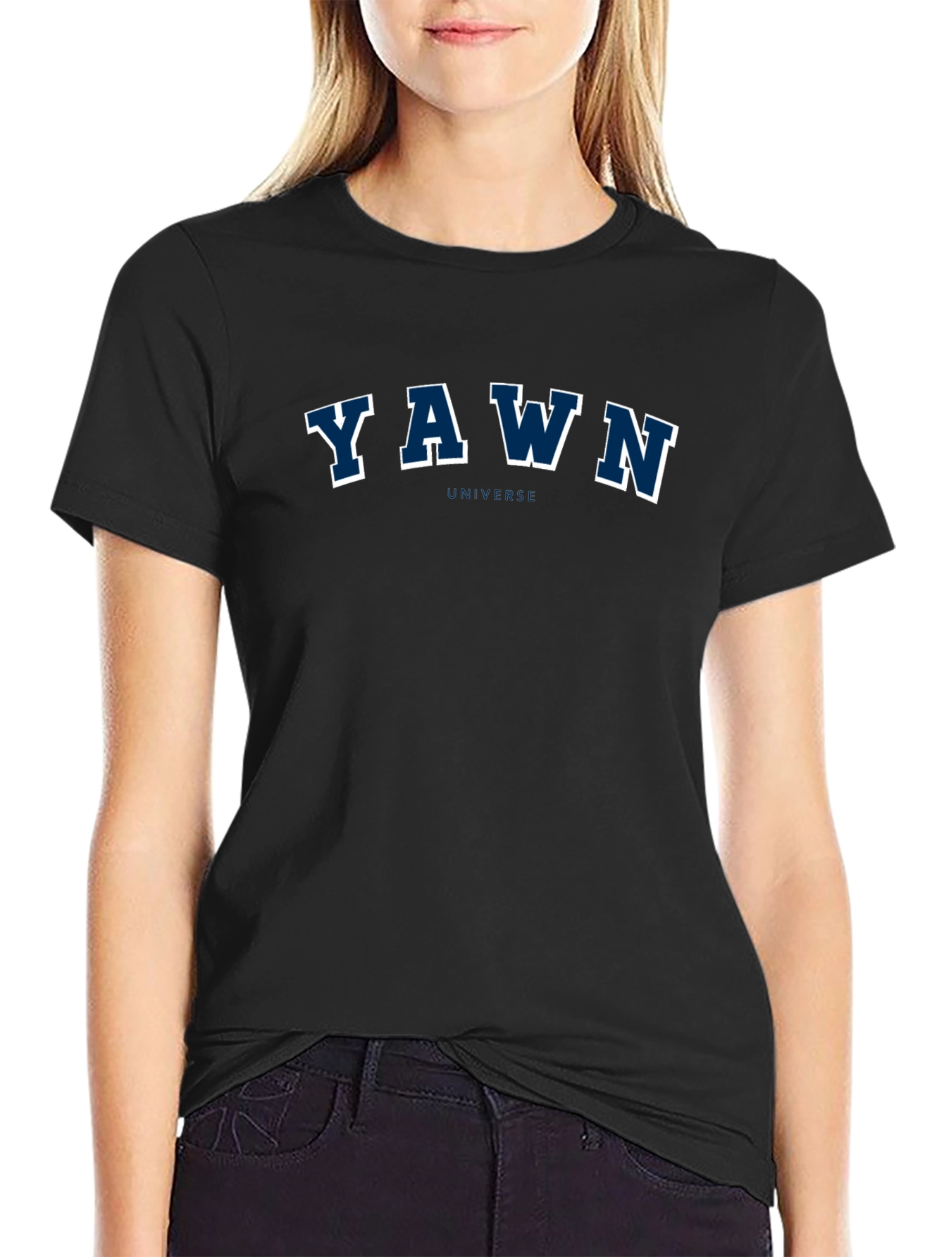 Yawn Universe Black T-Shirt