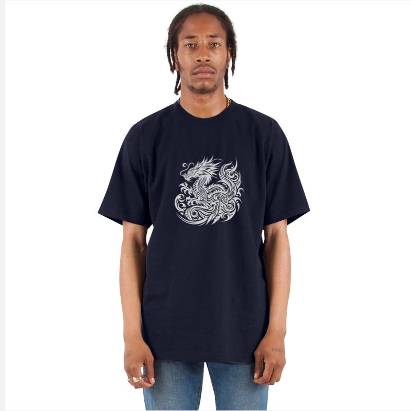 Dragon Tribal Tattoo Artistic Symbol Design