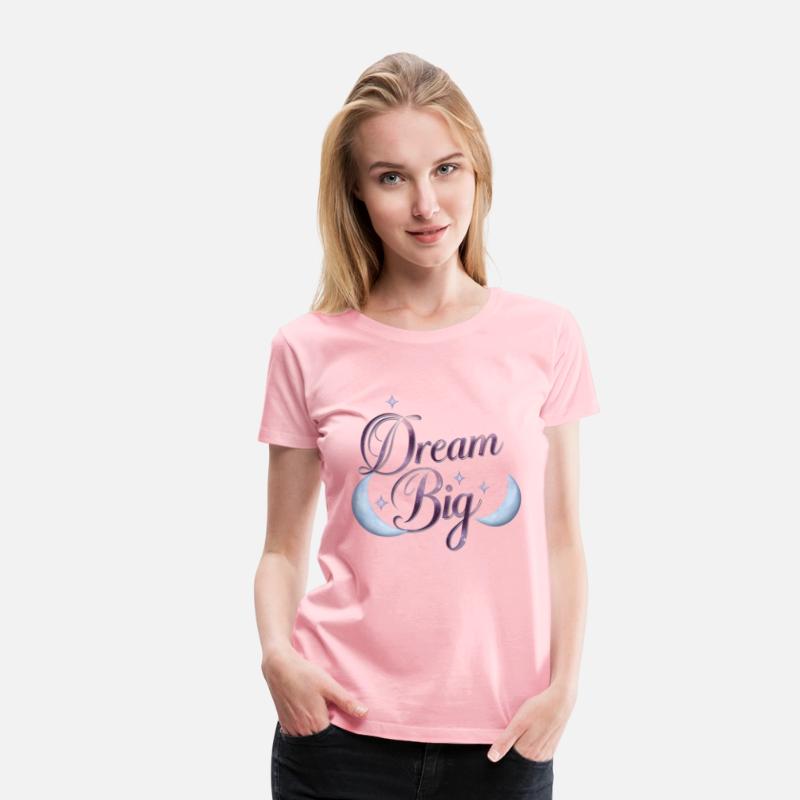 Dream Big T-Shirt – Elegant Pastel Design
