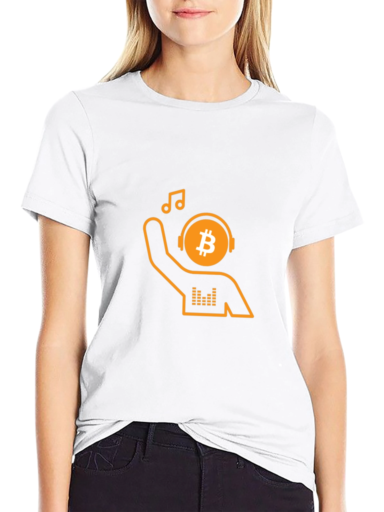 Bitcoin DJ T-Shirt - Crypto Music Lover Tee