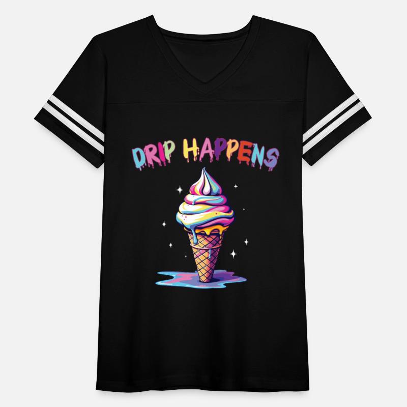 Drip Happens-Melting Colorful Ice Cream Aesthetic