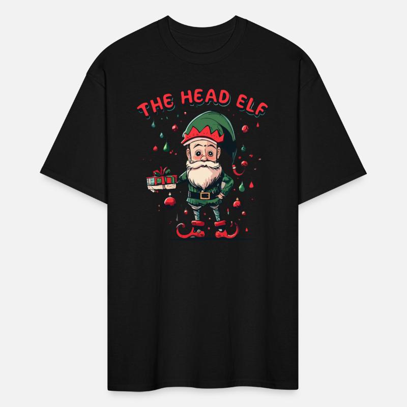 Dripping The Head Elf Santa Claus Present Winter