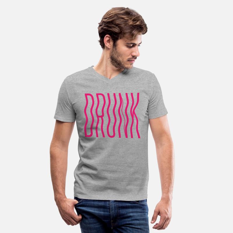 DRUNK – Wavy Text Party Design