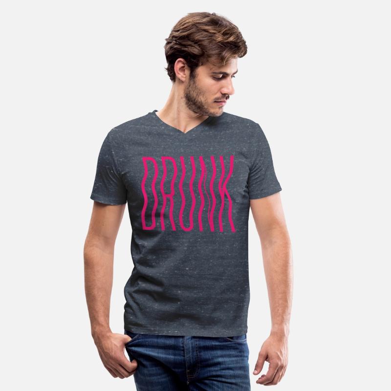 DRUNK – Wavy Text Party Design