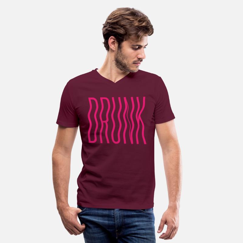 DRUNK – Wavy Text Party Design