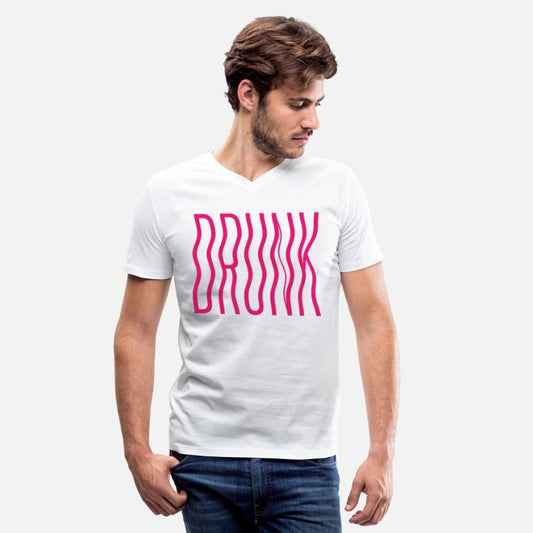 DRUNK – Wavy Text Party Design