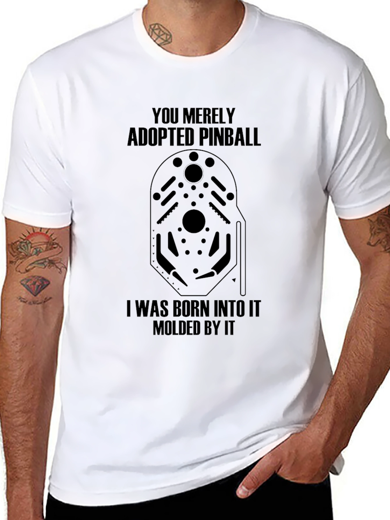 Pinball T-Shirt - You Merely Adopted Pinball Tee
