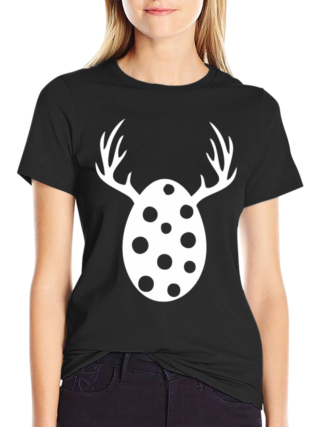Easter Egg Deer Antler T-Shirt Funny Holiday Tee