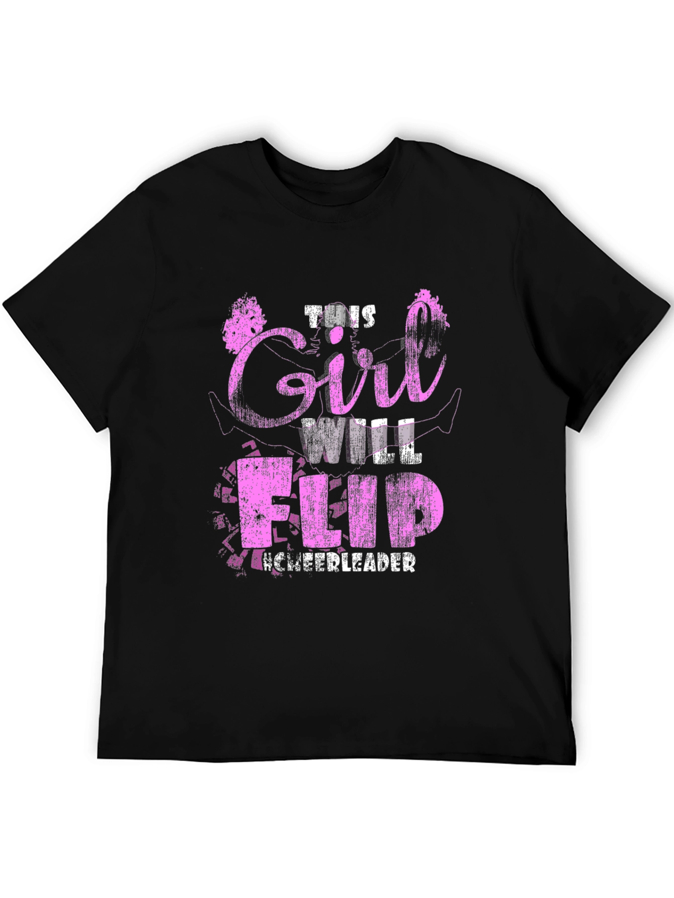 This Girl Will Flip Cheerleader T-Shirt