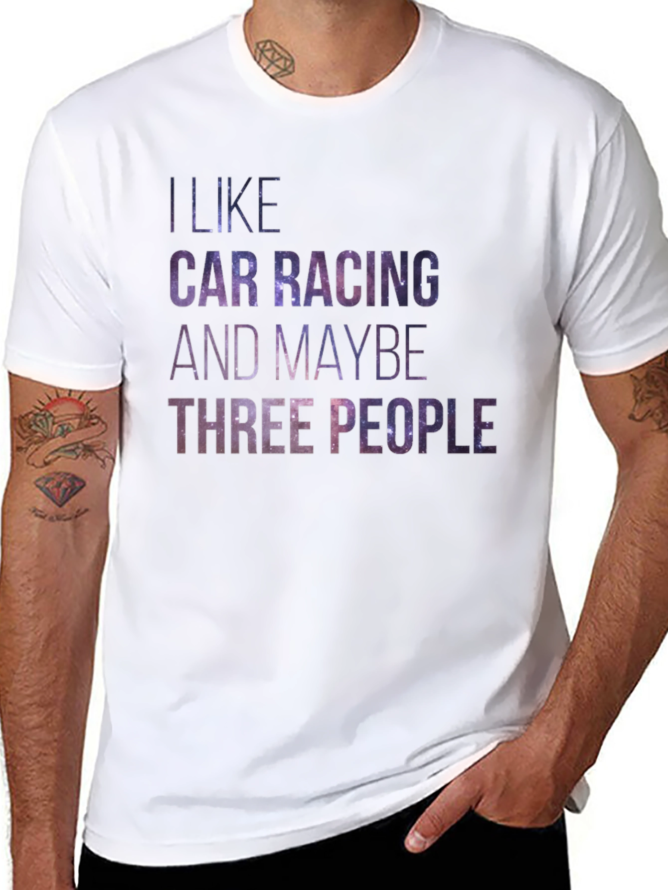 I Like Car Racing Graphic T-Shirt