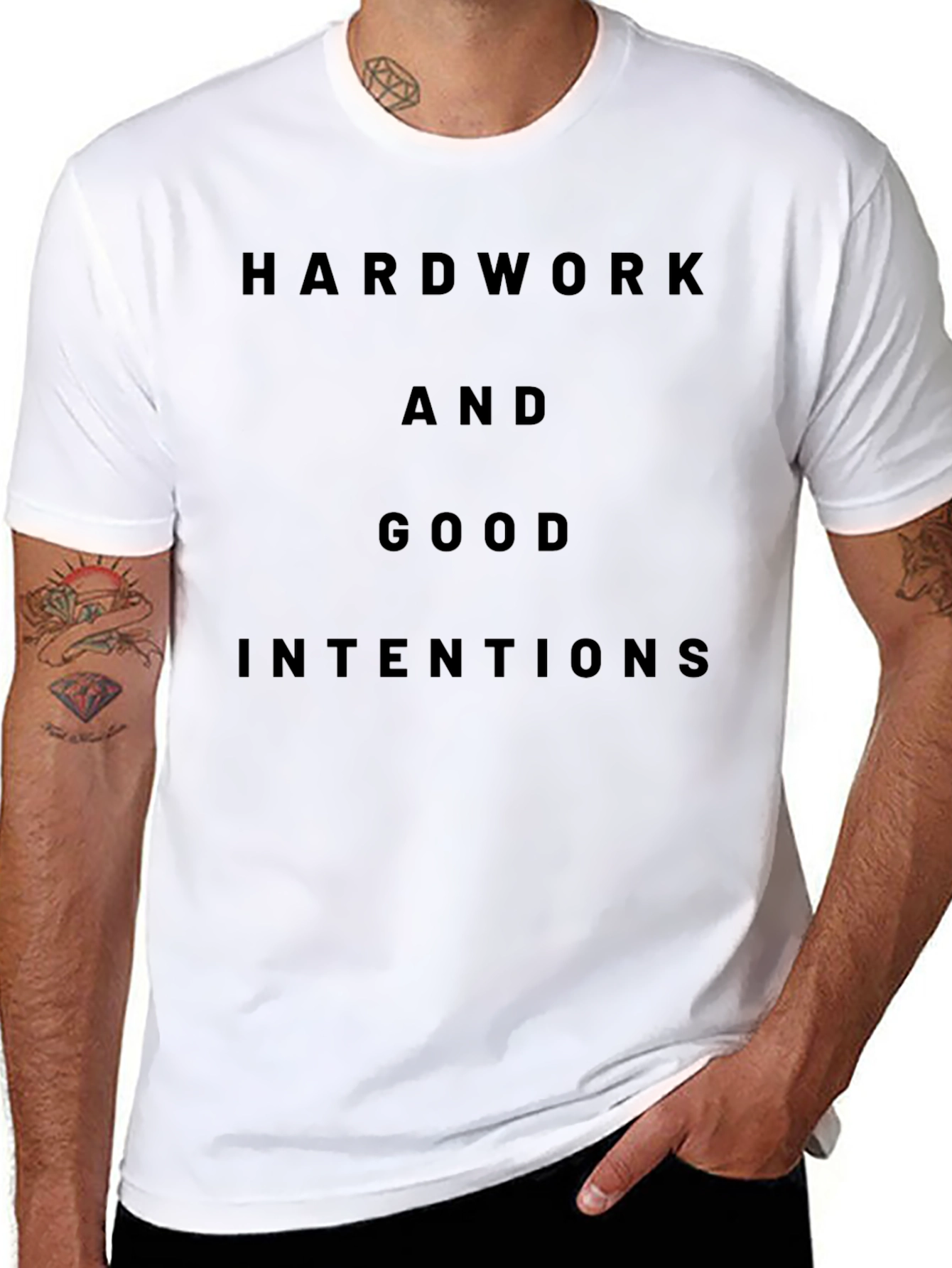 Hard Work & Good Intentions Graphic Tee