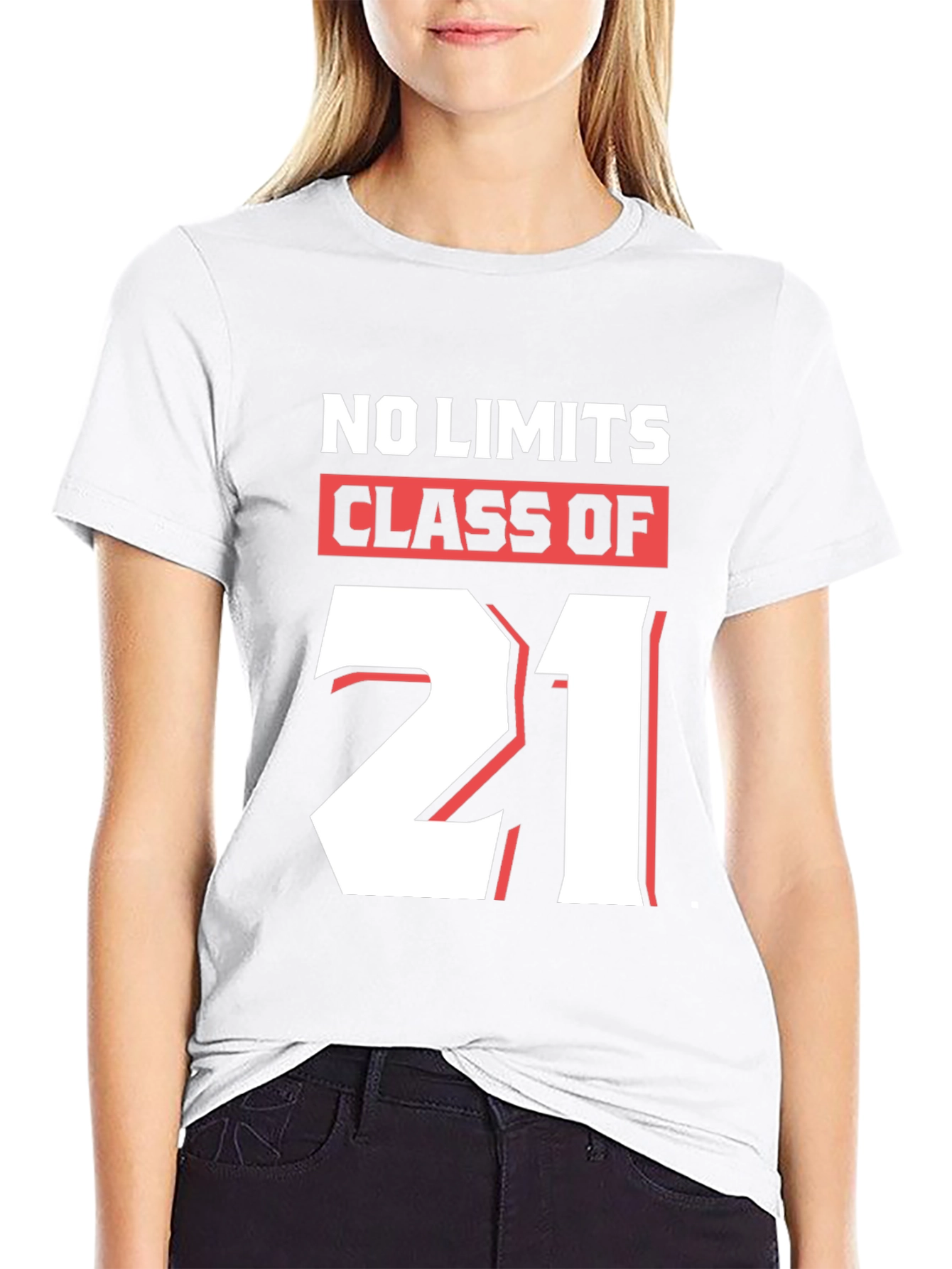 No Limits Class of 21 Black Graphic T-Shirt