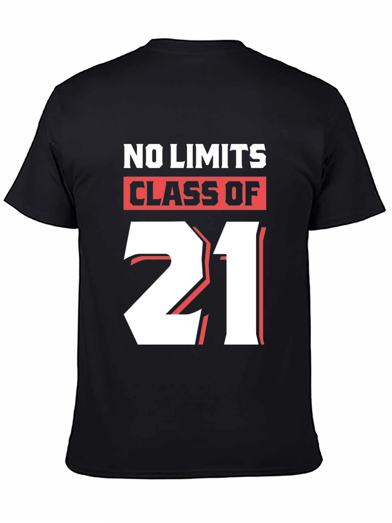 No Limits Class of 21 Black Graphic T-Shirt