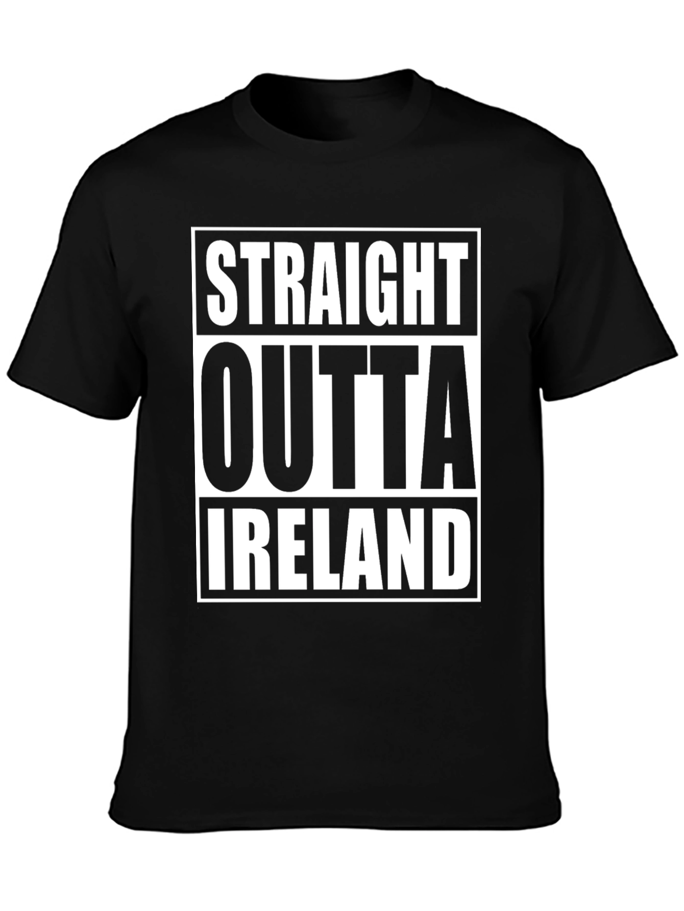 Straight Outta Ireland Graphic T-Shirt
