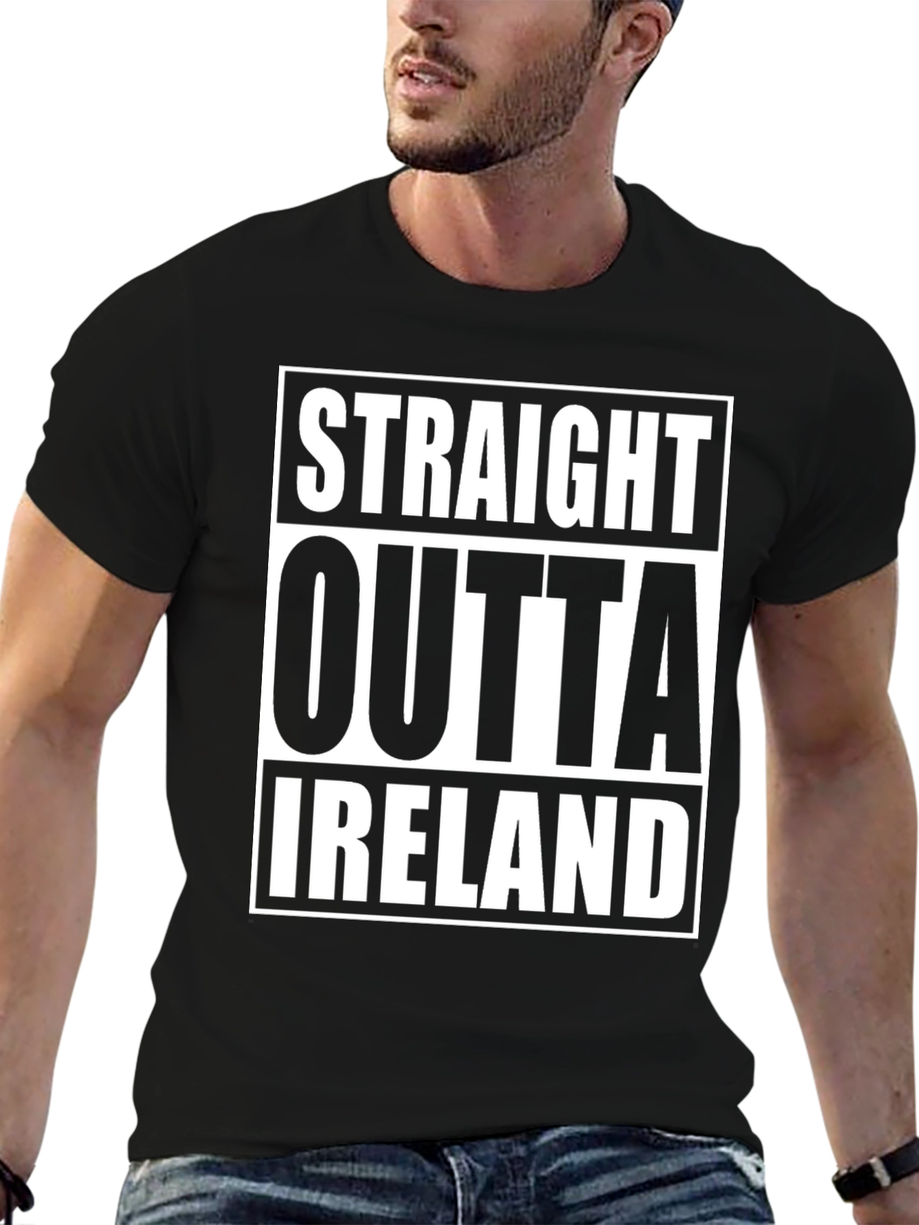 Straight Outta Ireland Graphic T-Shirt