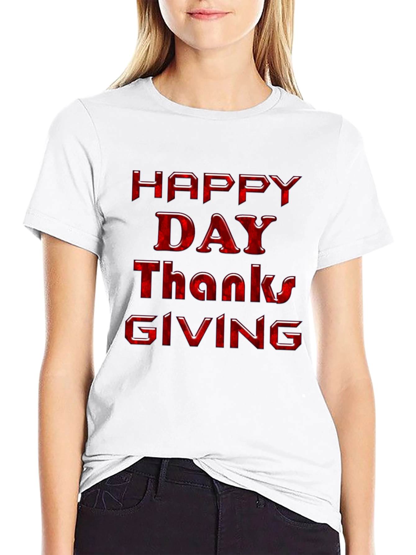 Happy Thanksgiving Day Graphic T-Shirt