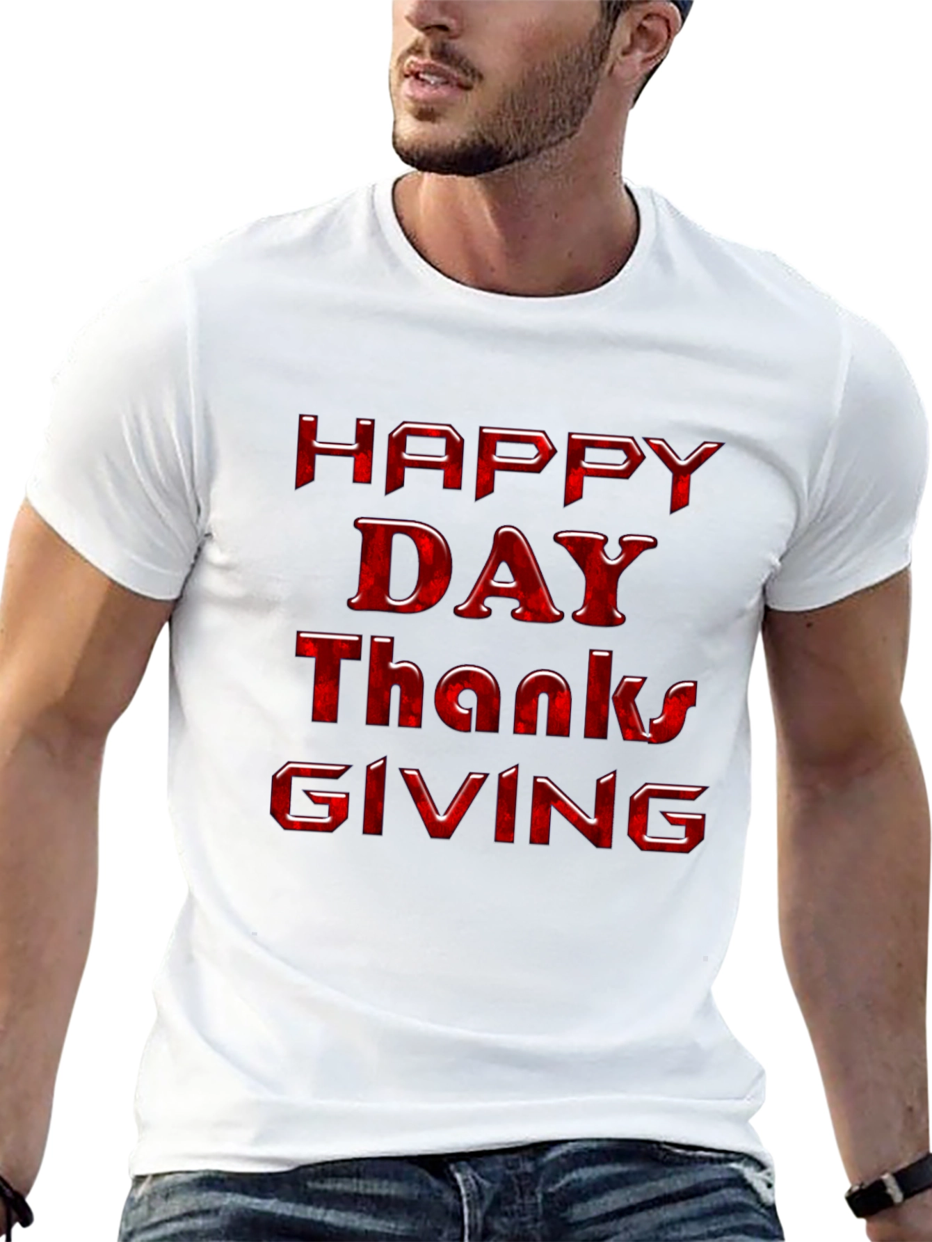 Happy Thanksgiving Day Graphic T-Shirt