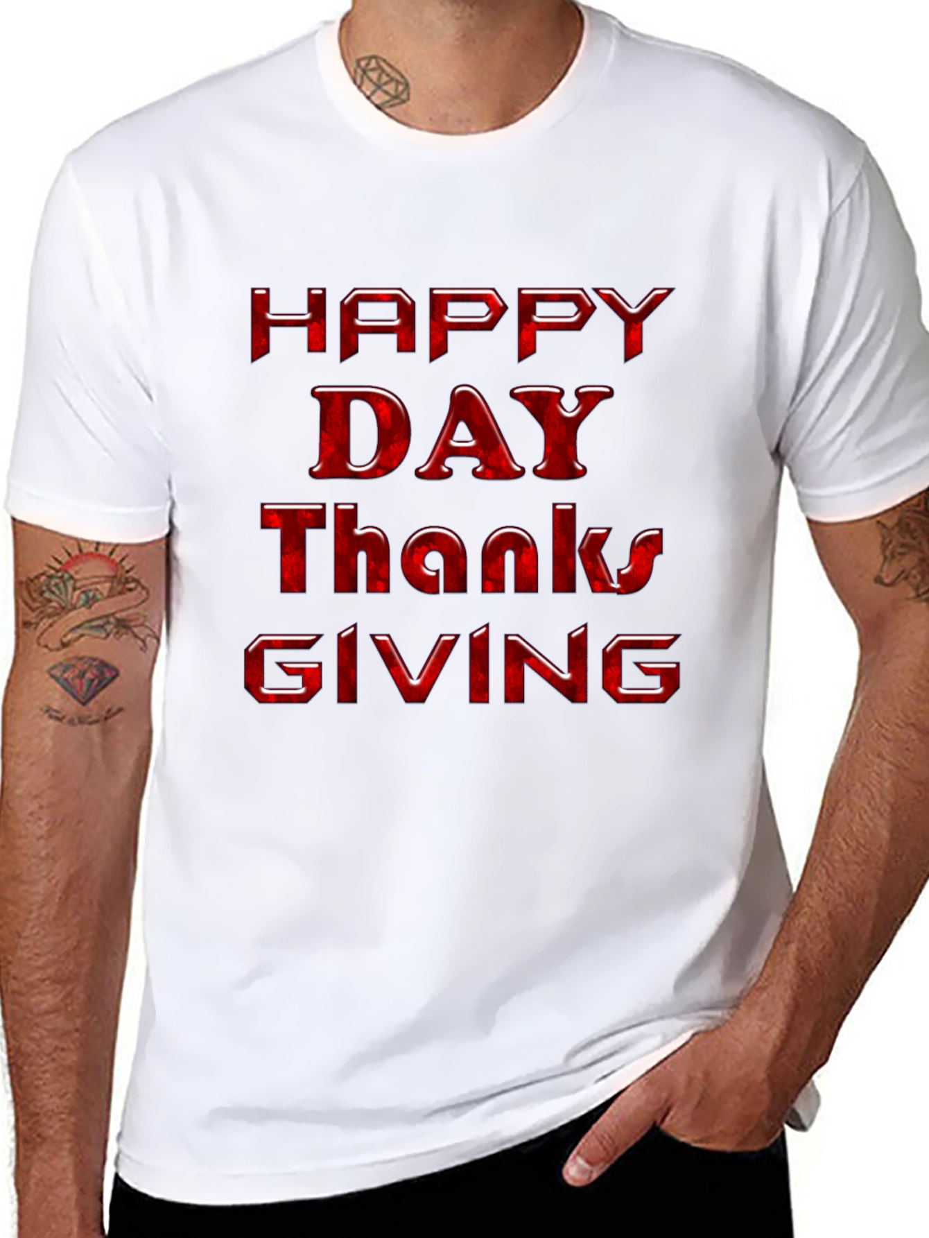 Happy Thanksgiving Day Graphic T-Shirt