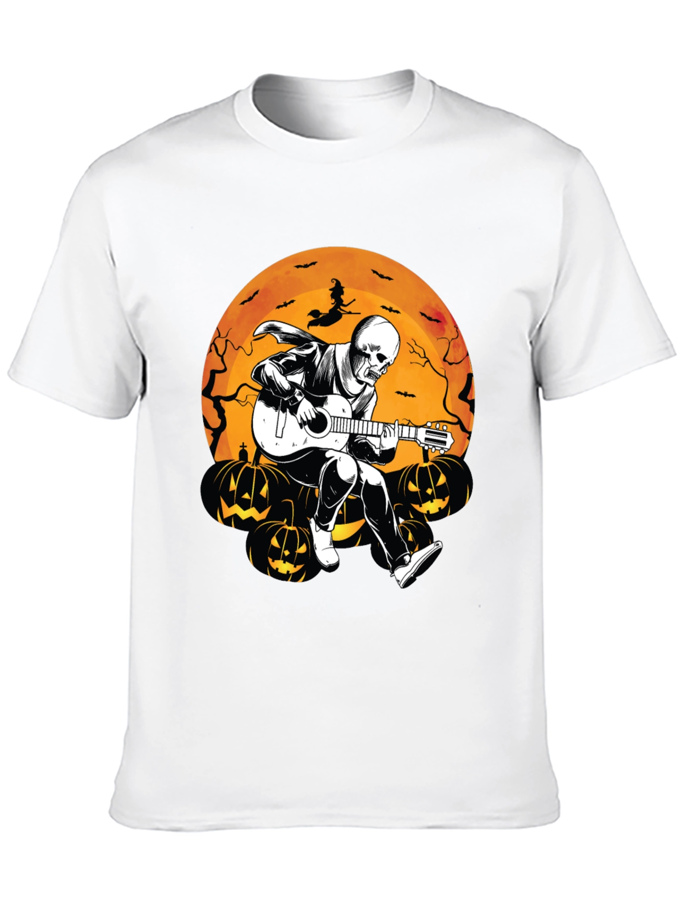 Skeleton Guitarist Halloween T-Shirt