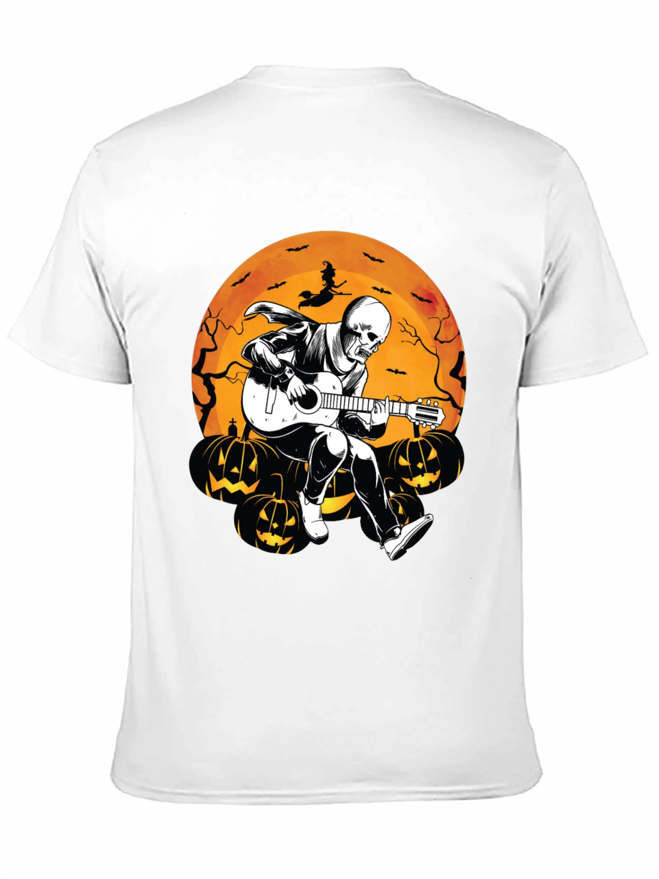 Skeleton Guitarist Halloween T-Shirt