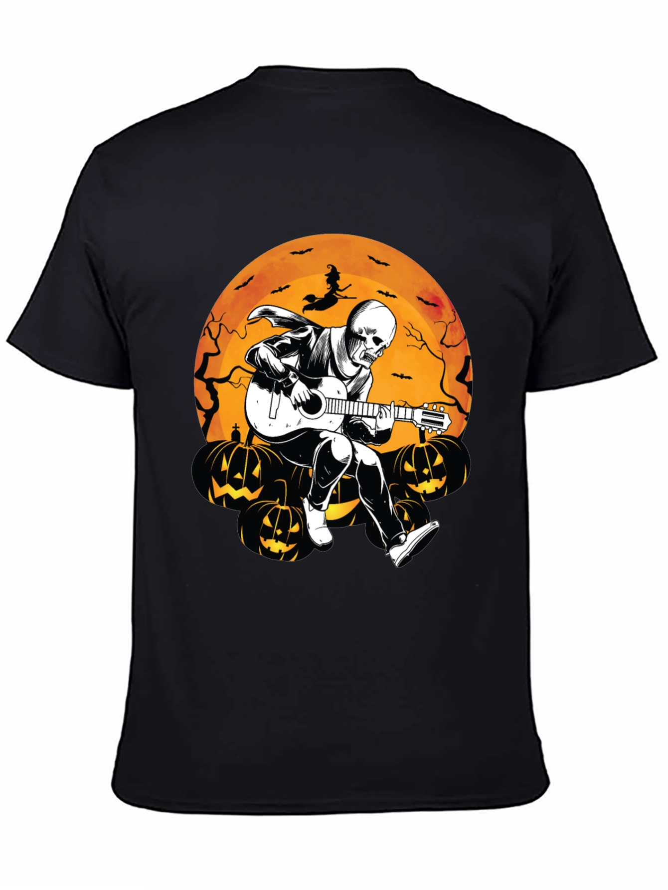 Skeleton Guitarist Halloween T-Shirt