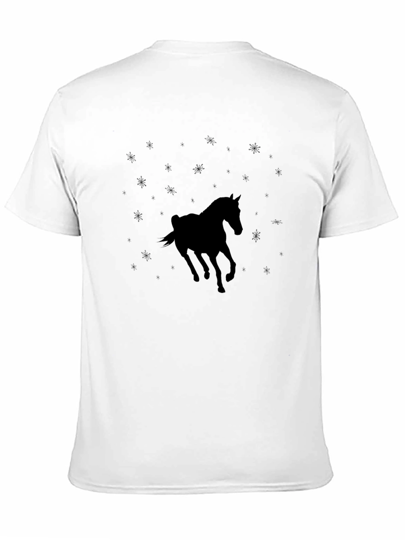 Black Horse Silhouette T-Shirt