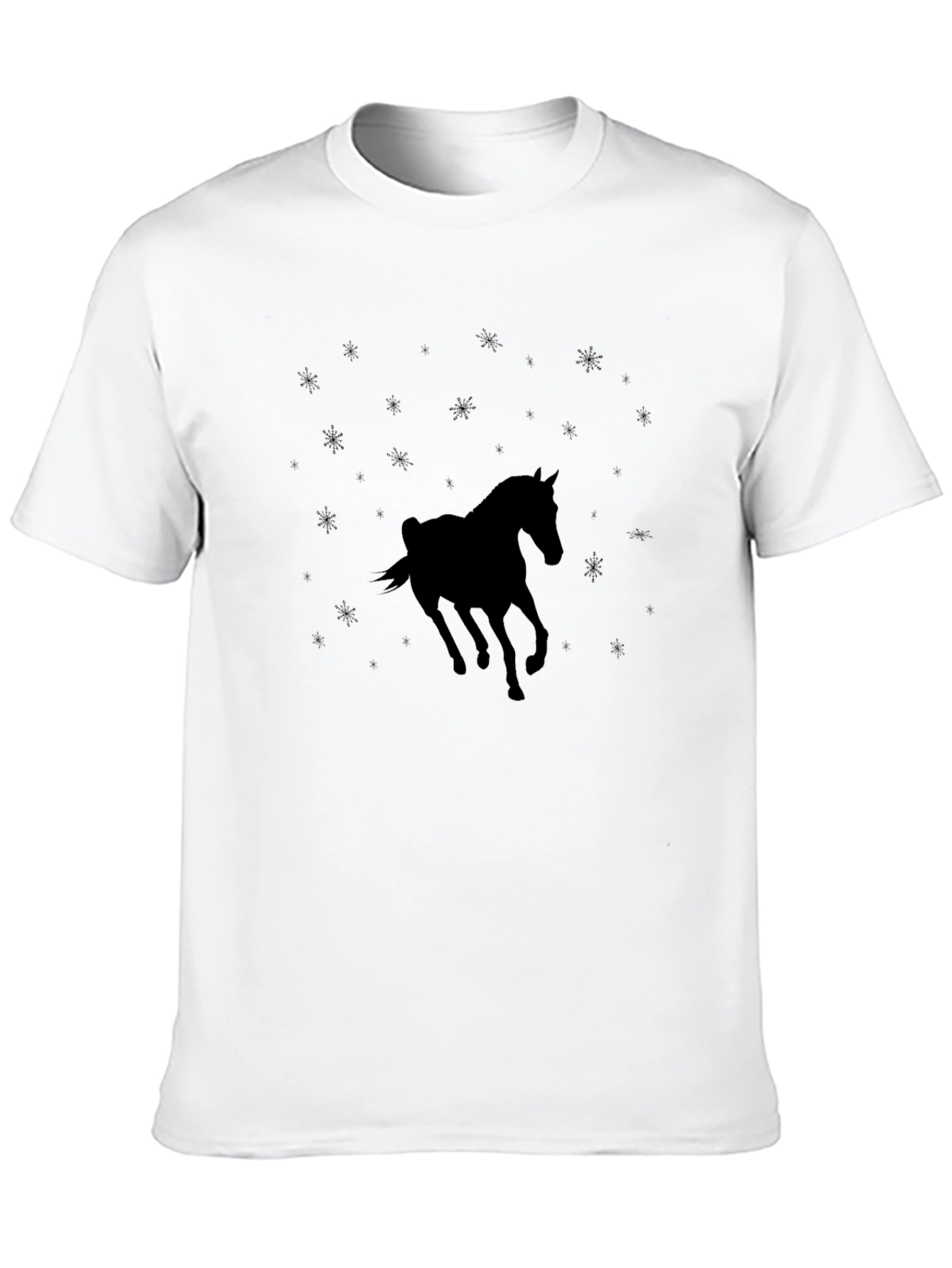 Black Horse Silhouette T-Shirt