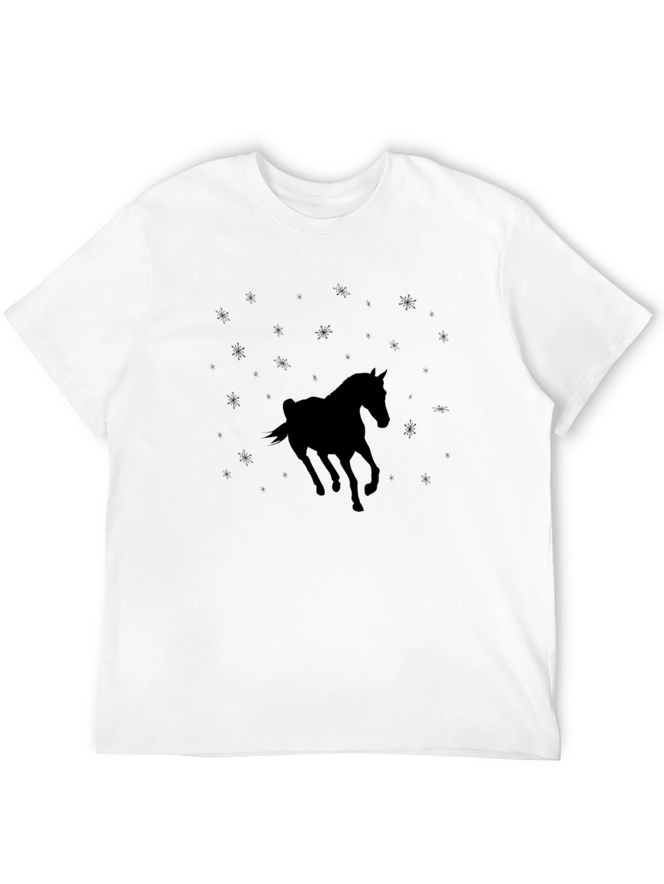 Black Horse Silhouette T-Shirt